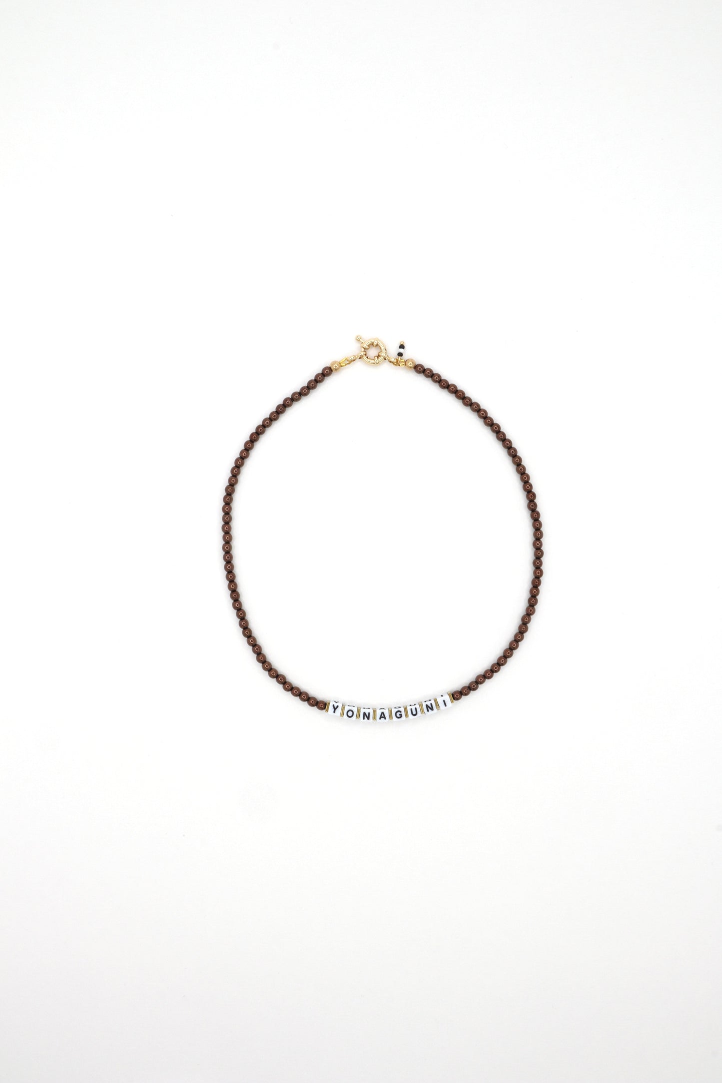 Bad Bunny-inspired customizable letter necklace by Nayda De Jesus
