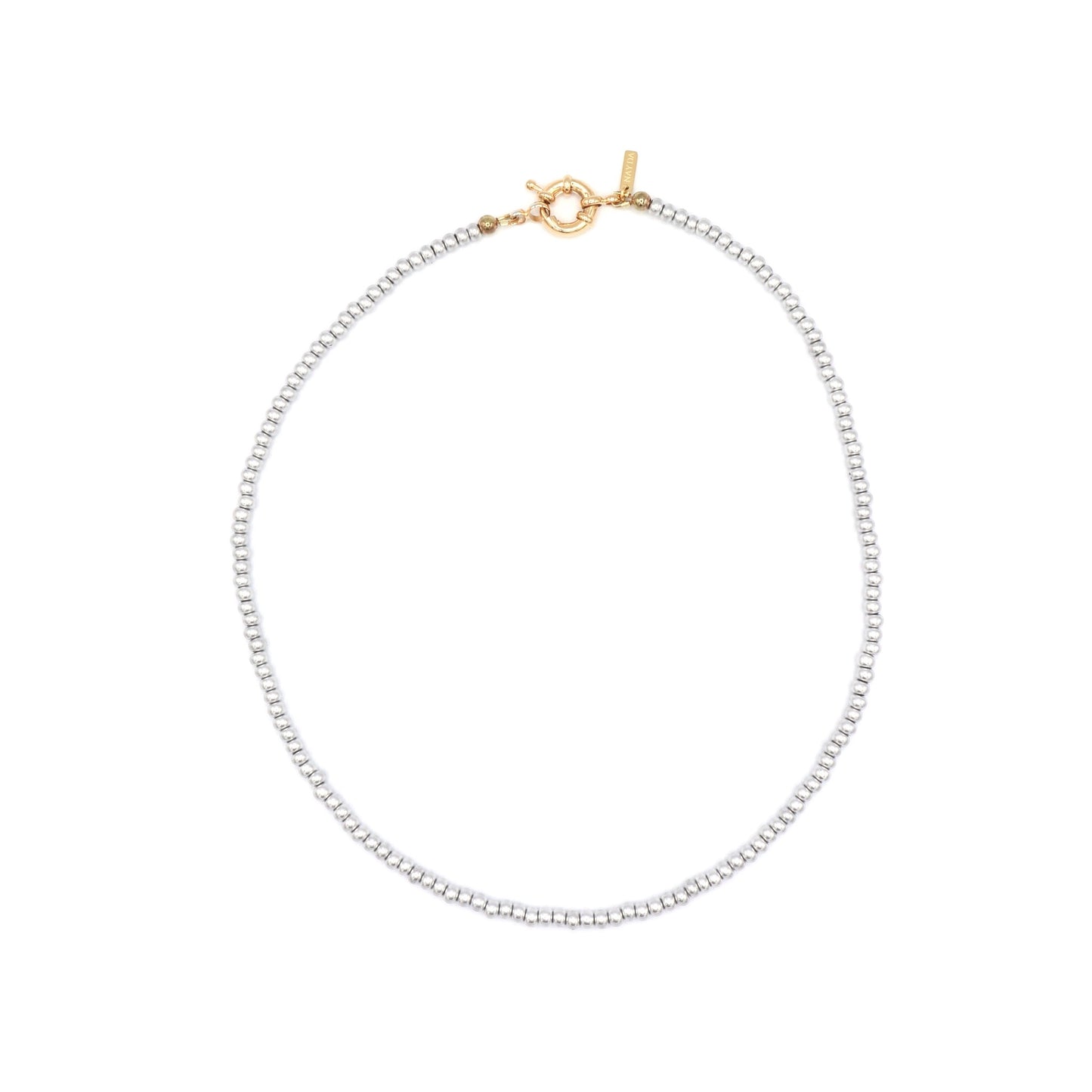 luna-necklace-made-with-silver-metallic-beads-18-k-gold-filled-spring-clasp-closure-by-nayda-de-jesus