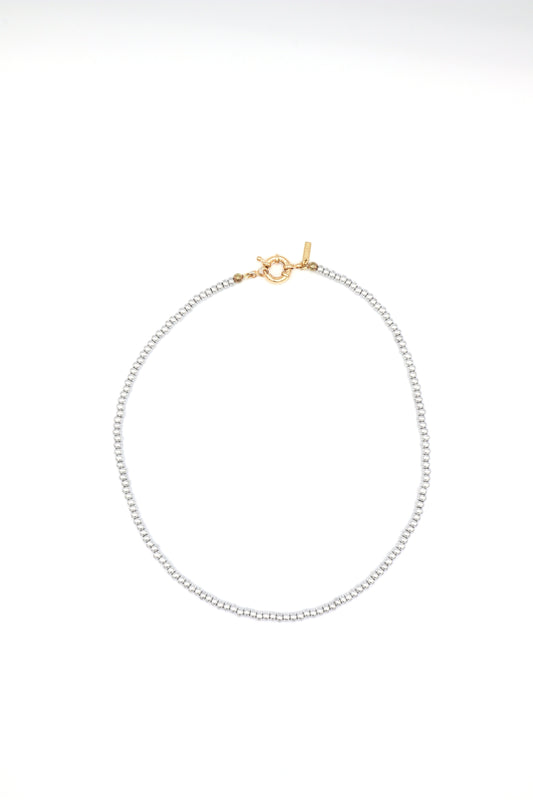 silver-metallic-beads-18K-gold-filled-spring-clasp-closure