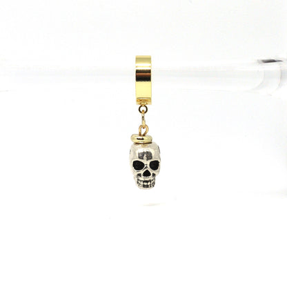 the-t-1000-earrings-hand-made-with-metal-skull-and-18-k-gold-plated-huggie-hoops-by-latina-artist-nayda-de-jesus