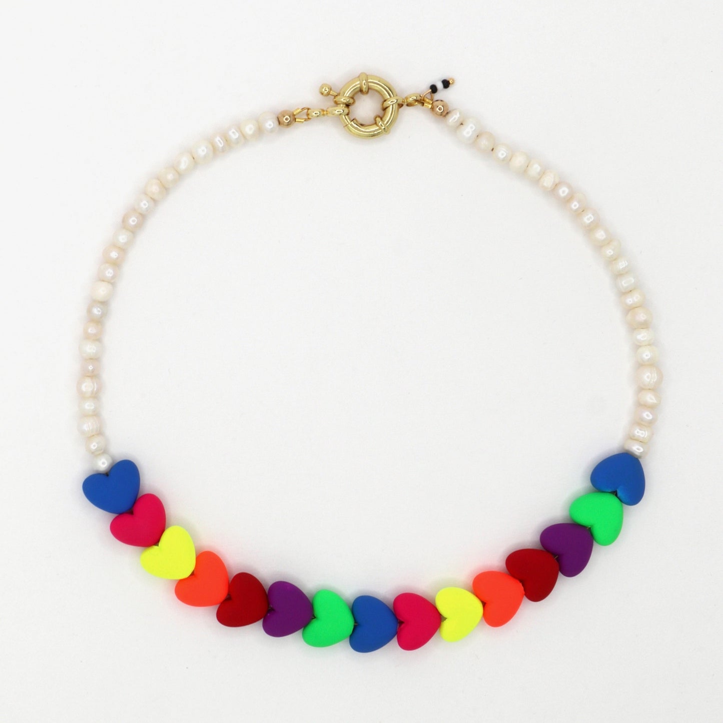 venus-necklace-hand-made-with-rainbow-colored-hearts-and-freshwater-pearls-along-18-k-spring-clasp-closure-by-latina-artist-nayda-de-jesus